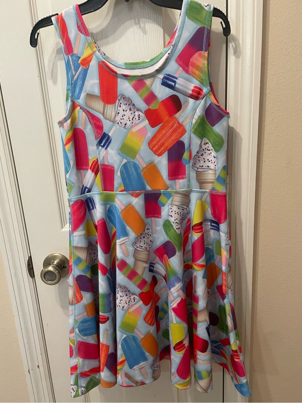 Girls' Ice Pop Print Dress - Multicolor